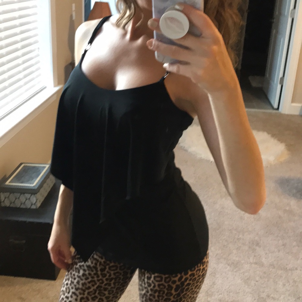 dressy black tank